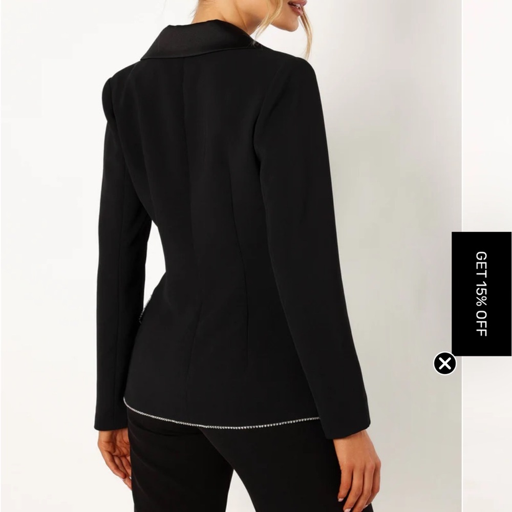 NWT Petal & Pup crystal embellished blazer S - Picture 9 of 10